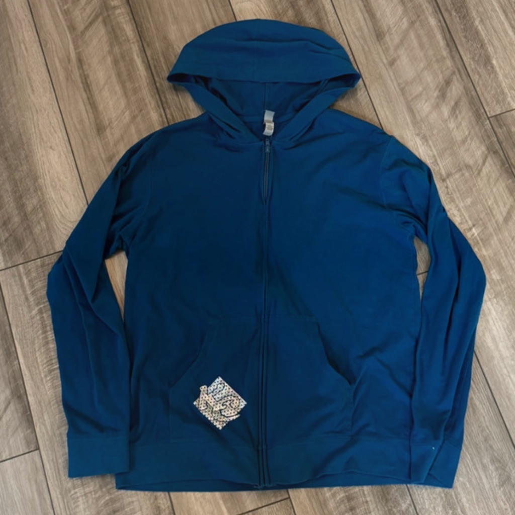 Next Level Apparel Blue Hoodie